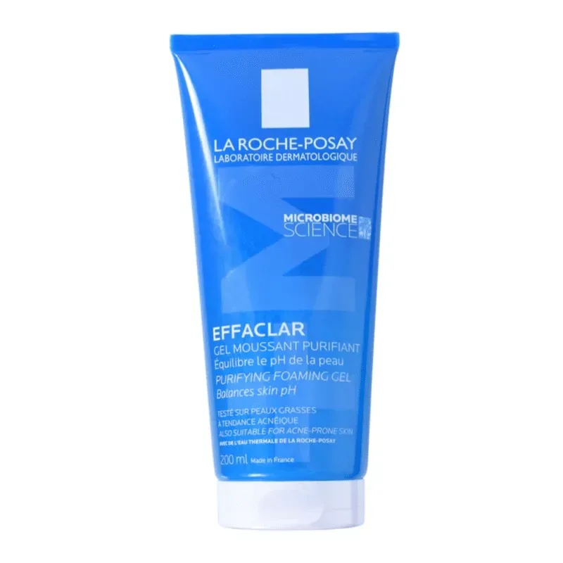 🧴 جل إيفاكلار الرغوي المنقّي للبشرة الدهنية والحساسة – 200 مل  La Roche-Posay Effaclar Purifying Foaming Gel – 200ml