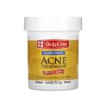 🧴 دي لا كروز مرهم علاج حب الشباب مع 10% كبريت – 73.7 جرام De La Cruz Acne Treatment Ointment with 10% Sulfur – 2.6 oz (73.7g)