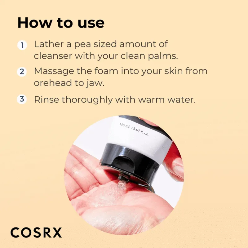 ⁦🧴 منظف جل الحلزون موسين المطور من كوسركس – 150 مل  COSRX Advanced Snail Mucin Gel Cleanser – 150ml⁩ - الصورة ⁦2⁩