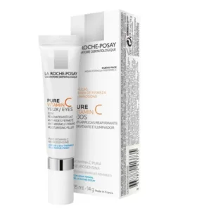 🧴 لاروش بوزيه – بيور فيتامين سي كريم للعين – 15 مل  La Roche-Posay Pure Vitamin C Eye Cream – 15ml