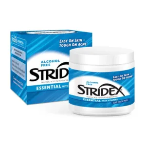 🧴 ستريدكس – قطع قطنية أساسية لمكافحة حب الشباب – 55 قطعة  Stridex Essential Acne Control Pads – 55 Pads