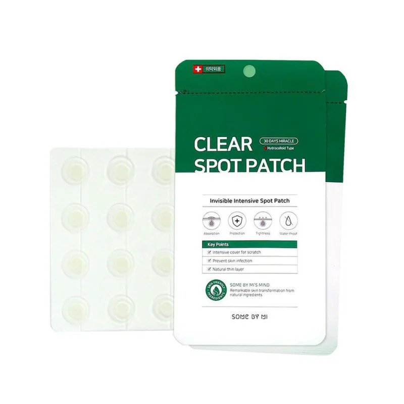 🧴 لصقات المعجزة 30 يومًا لعلاج الحبوب والآثار – 18 قطعة  Some By Mi 30 Days Miracle Clear Spot Patch – 18pcs