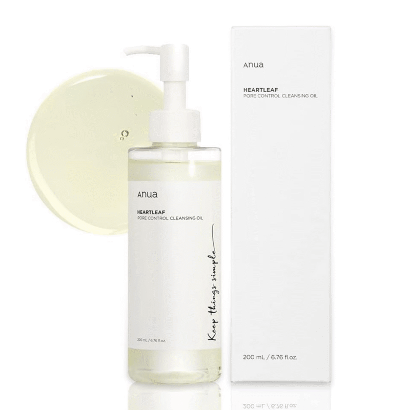 🧴 غسول زيتي هارتليف للتحكم في المسام – 200 مل  Anua Heartleaf Pore Control Cleansing Oil – 200ml