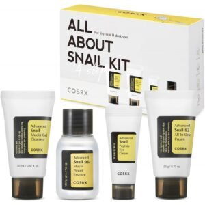 🧴 كوسركس – مجموعة الحلزون (4 قطع)  COSRX Advanced Snail Set – 4pcs