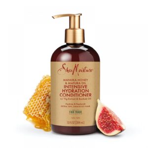 🍯 بلسم الترطيب المكثف بعسل المانوكا وزيت المافورا من Shea Moisture – 384 مل | أصلي 100% من متجر التين