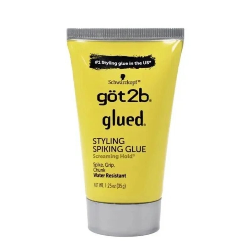 🧴 جل الشعر سبايكي ضد الماء – 35 جرام  Schwarzkopf Got2b Glued Spiking Hair Gel Water Resistant – 35g