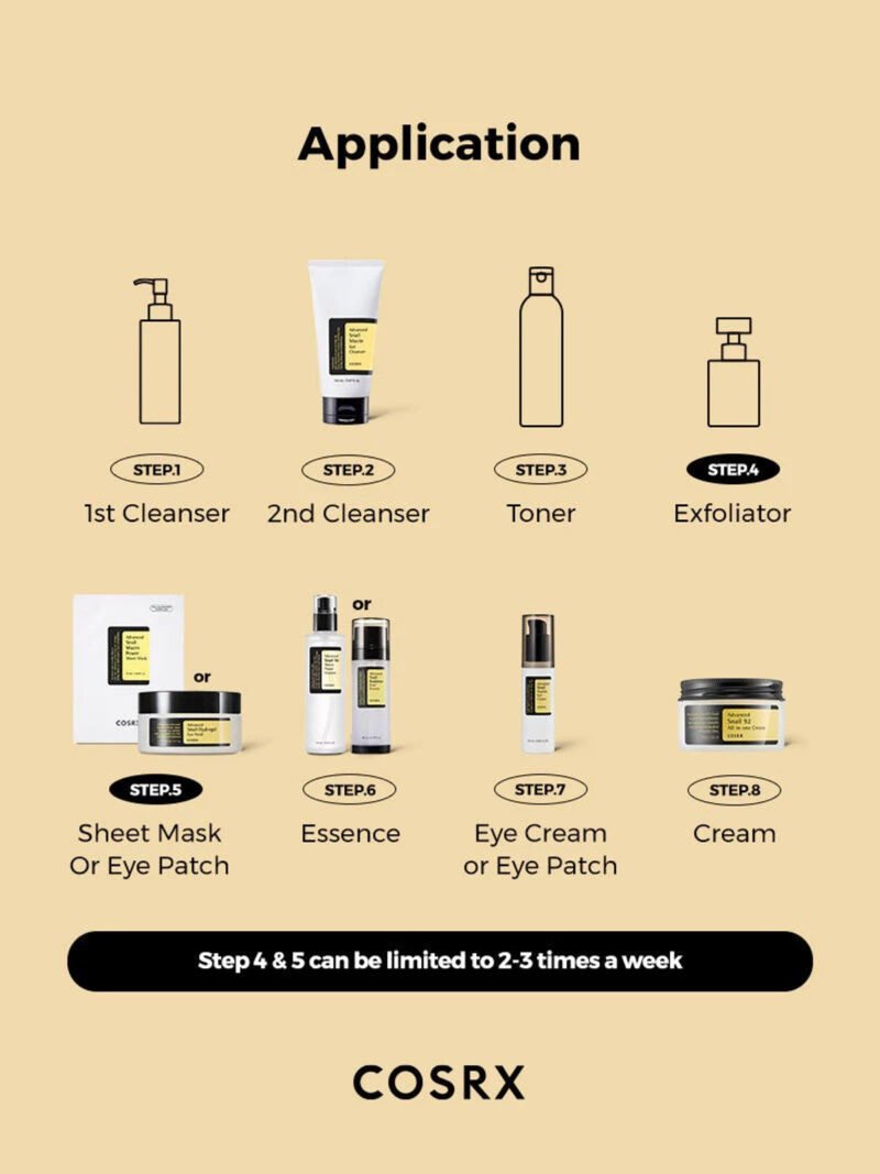 كريم العين من كوسركس – 25 مل  COSRX Advanced Snail Peptide Eye Cream – 25ml - Image 4