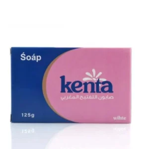 🧼 صابون التفتيح المغربي الزهري من كنتا وايت – 125 جرام  Kinta White Moroccan Pink Whitening Soap – 125g