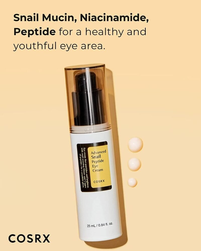 كريم العين من كوسركس – 25 مل  COSRX Advanced Snail Peptide Eye Cream – 25ml - Image 3