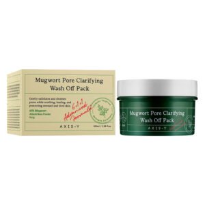 🧴 ماسك تنظيف المسام من أكسيس واي – 100 مل  Axis-Y Mugwort Pore Clarifying Wash-Off Pack – 100ml
