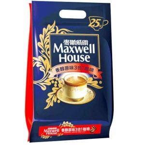Maxwell – قهوة 3 في 1 كلاسيك، 14 جم × 25 ظرف (KE6982)