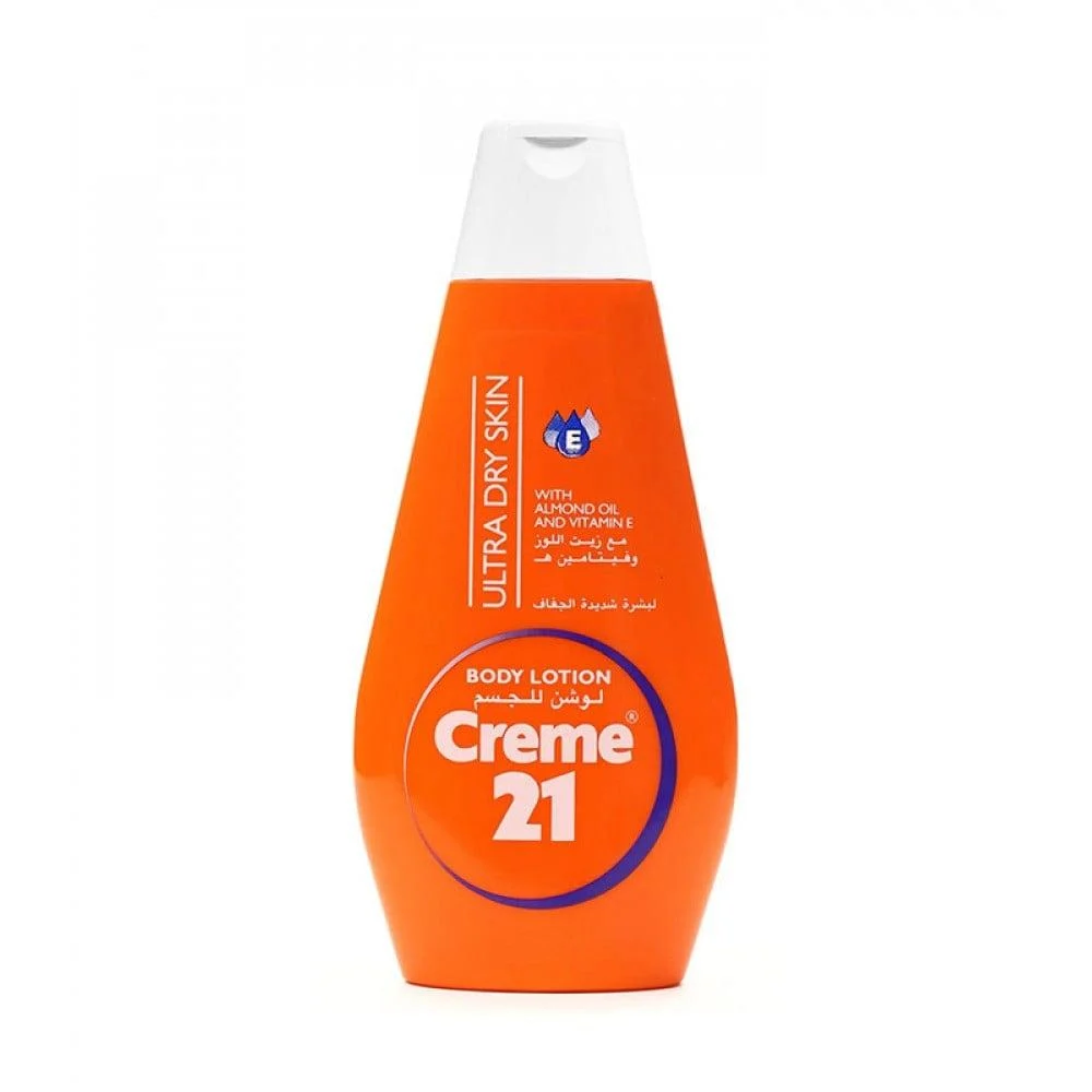 Creme 21 Body Lotion with Almond Oil and Vitamin E for Very Dry Skin, 400ml:
