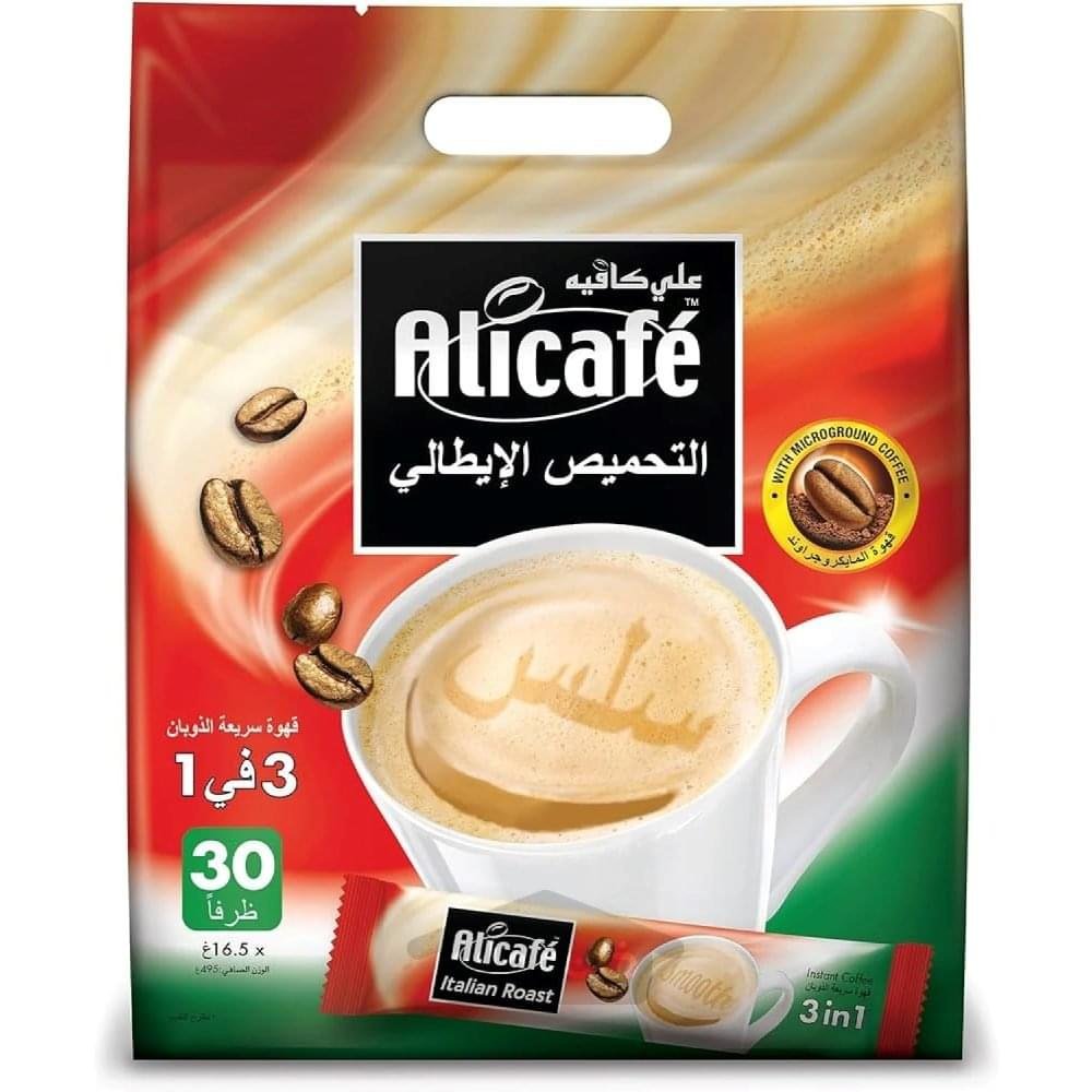 Ali Cafe Coffee 3*1 Italian Roast 30*16.5g