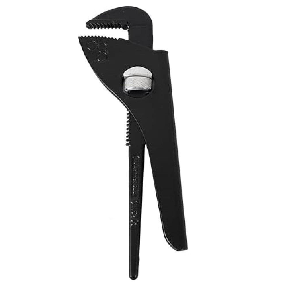 Heavy-duty, stainless steel, adjustable precision pipe wrench and socket