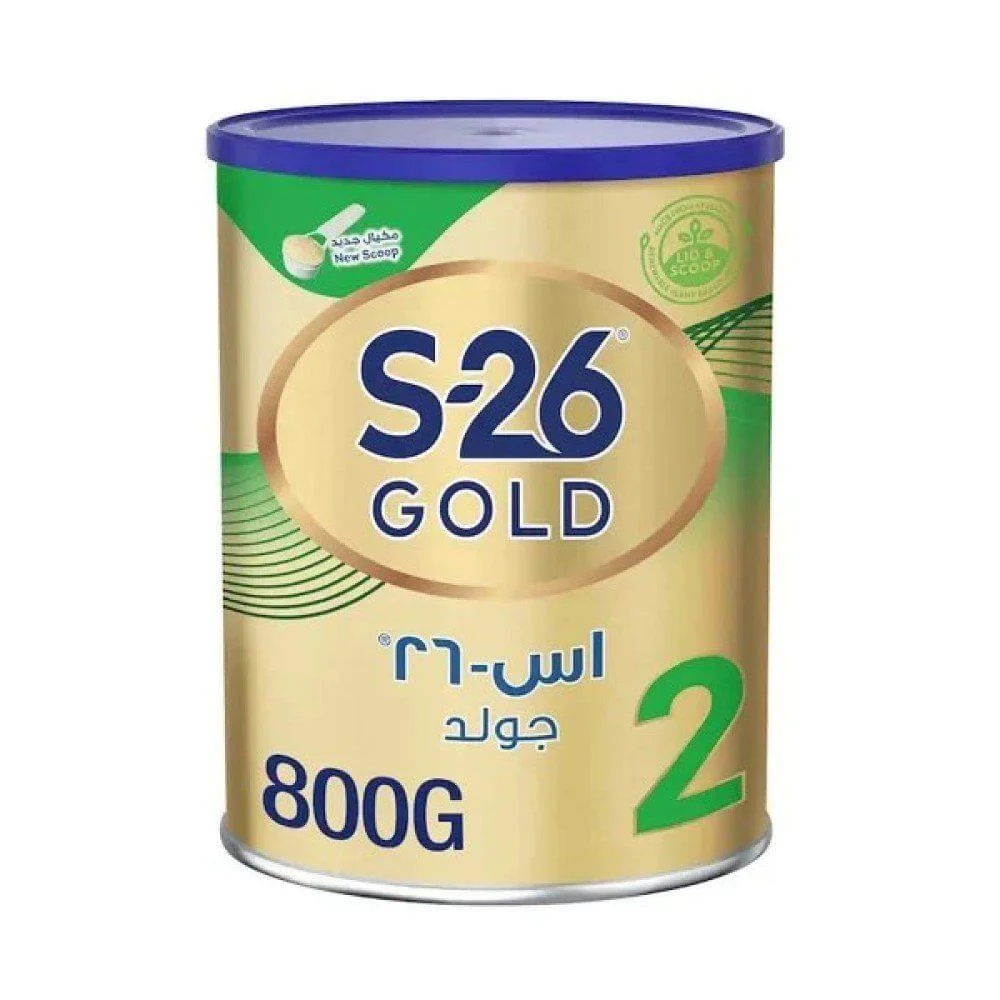 إس - 26 حليب اطفال جولد المرحلة (2) - 800 جم