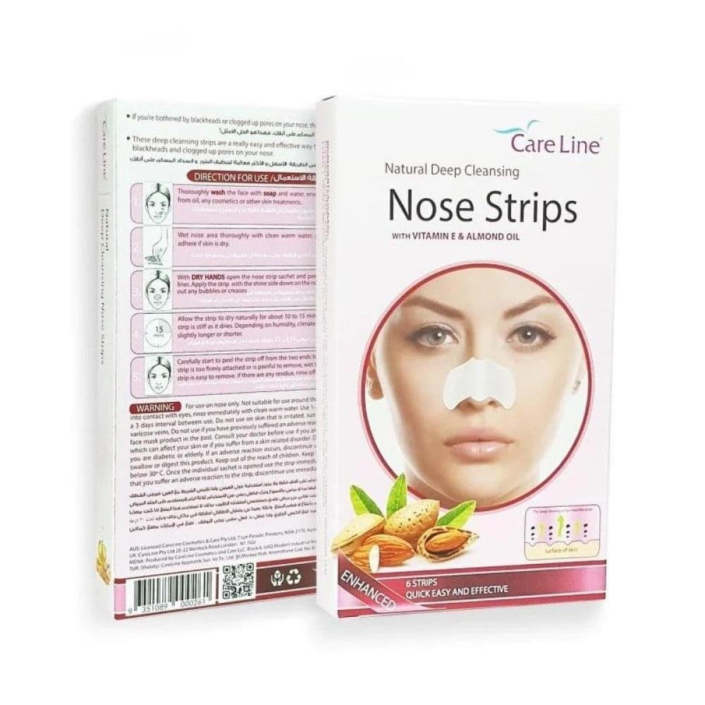 Careline Deep Cleansing Nose Strips - Natural - 6 Strips