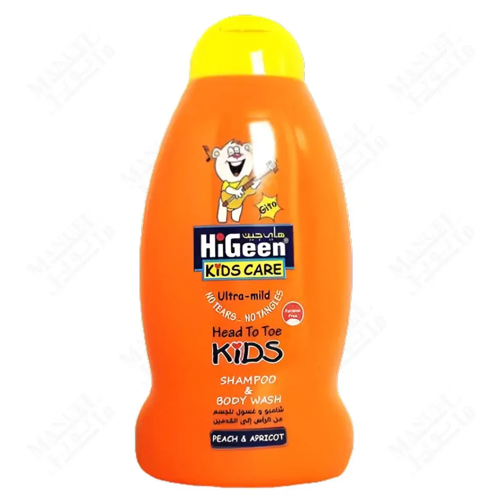 Hygiene Kids Shampoo & Body Wash Peach & Apricot - 500ml