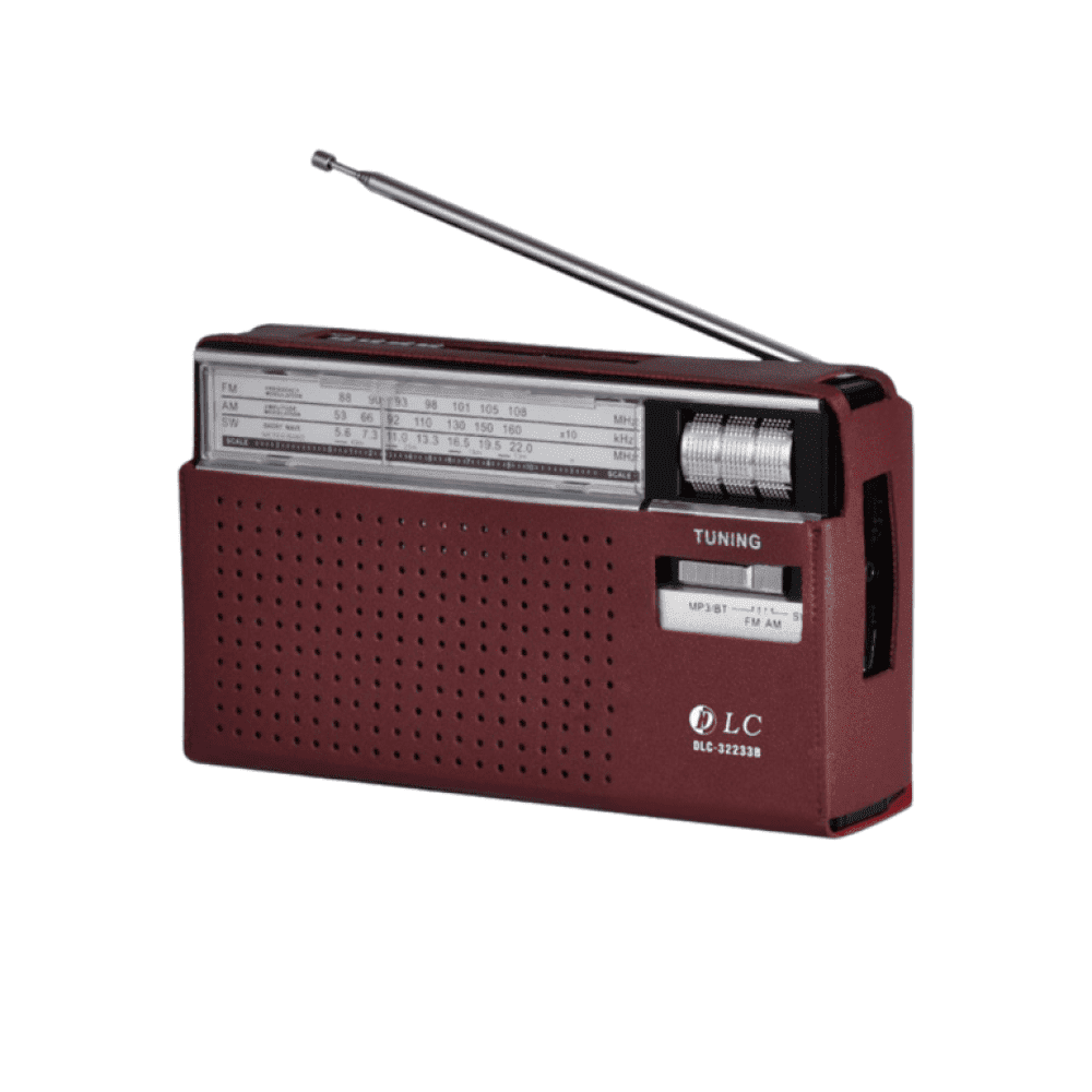 Heritage rechargeable radio with case