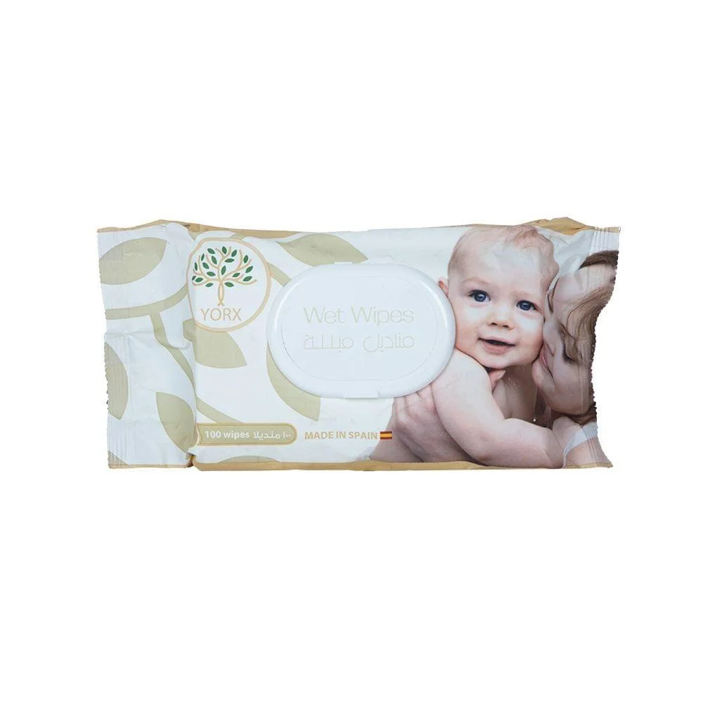 Yorke Baby Wipes - 100 Wipes
