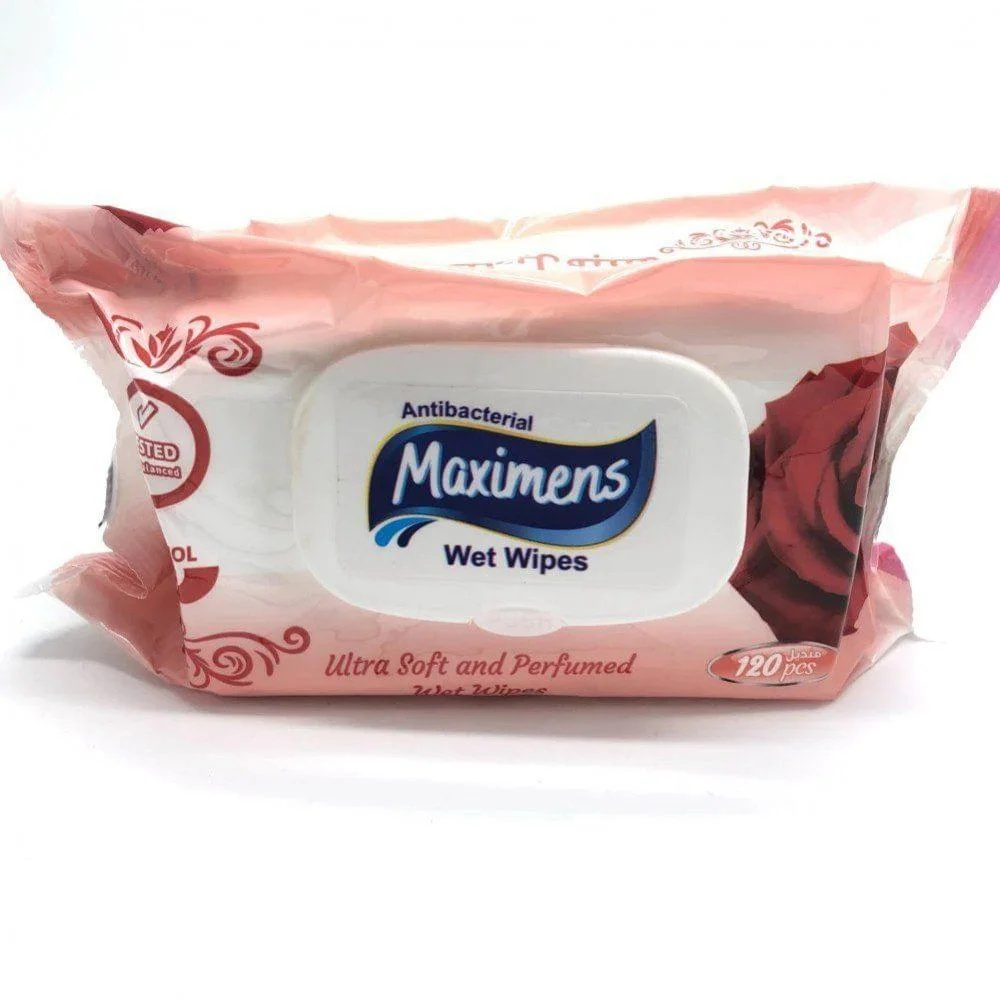 Maximens Wet Wipes, 120 Count