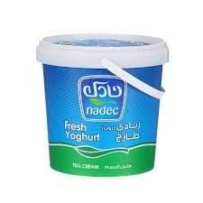 نادك زبادي طازج كامل الدسم – 1 كجم 🥣